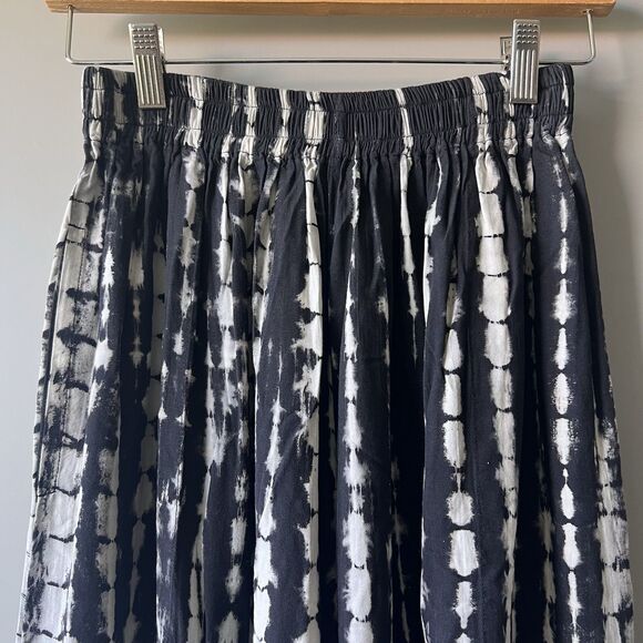 Style Park 1 Women Tie Dye Harem Style Jogger Pants One Size Boho Wide Leg Black - Picture 3 of 12